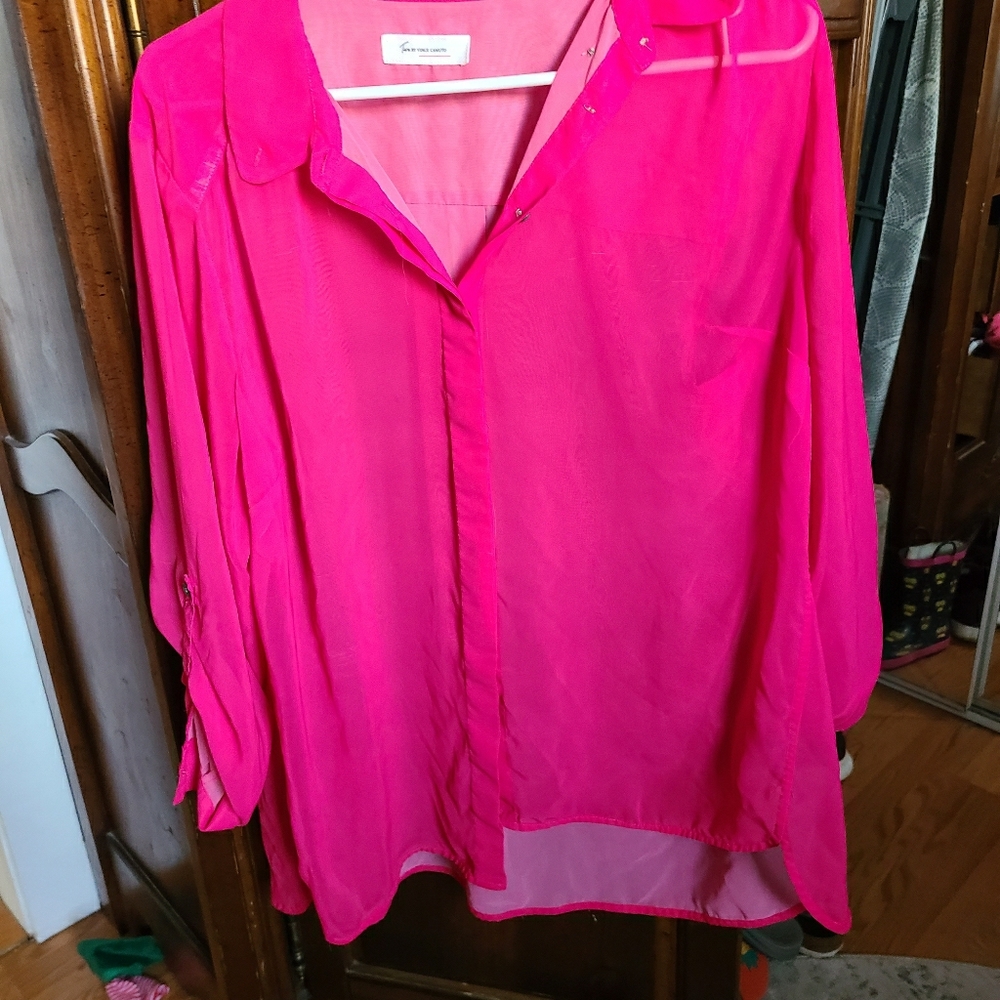 Hot pink top